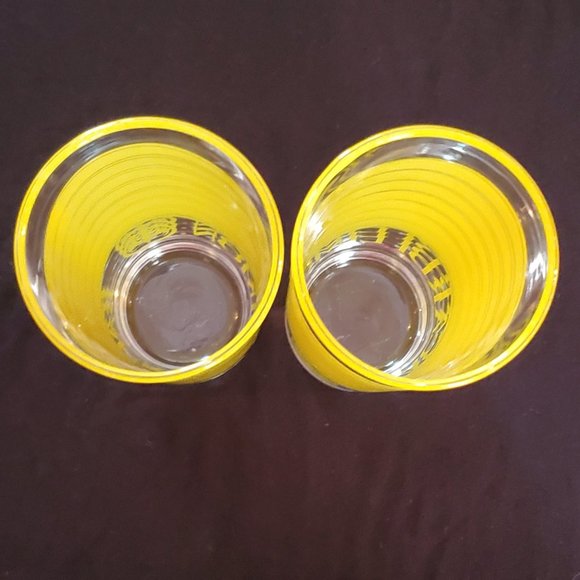 Barcardi Limon Rum Highball Collins Glasses with Bat - Picture 6 of 7